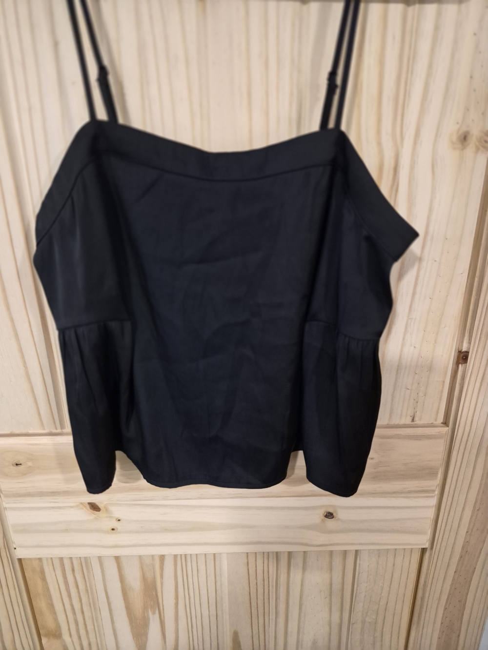 House of Harlow 1960 Black Spaghetti-Strap Camisole